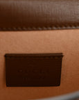 GG Supreme Monogram Mini Horsebit 1955 Shoulder Bag Beige Brown Sugar