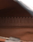 Cuoio Romano Selleria Bi-Color Medium Peekaboo Iconic Satchel Black Mou