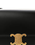 Shiny Calfskin Medium Triomphe Black