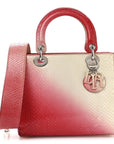 Snakeskin Ombre Medium Lady D1OR Red White