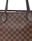 Damier Ebene Neo Neverfull MM Rose Ballerine