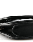 Lambskin Quilted Trendy CC Wallet On Chain WOC Black