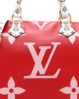 Monogram Giant Speedy Bandouliere 30 Rouge