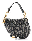 Oblique Mini Saddle Bag Blue