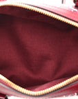GG Shadow Monogram Ophidia Top Handle Bowler Bag Rosso Ancora Red