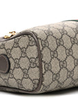 GG Supreme Monogram Web Small Ophidia Shoulder Bag Brown