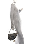 Oblique Saddle Bag Blue
