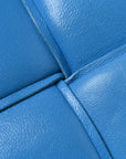 Lambskin Maxi Intrecciato Padded Chain Cassette Crossbody Bag Swimming Pool