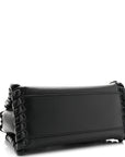 Nappa Lace Up Mini Peekaboo Iconic Satchel Black