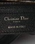 Grained Calfskin Saddle Bag Black