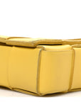 Lambskin Maxi Intrecciato Small Cassette Crossbody Bag Gold