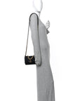Lambskin Quilted CHNL 19 Wallet On Chain WOC Black