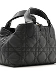 Calfskin Macrocannage Small Toujours Black