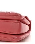 Lambskin Quilted Small Trendy CC Flap Dual Handle Bag Dark Pink