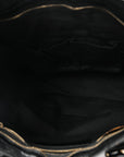 Chevre Gold Metallic Edge Hardware City Black