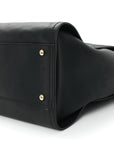Calfskin Medium Deauville Tote Black