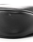 Natural Smooth Calfskin Rodeo Sling Pochette Black