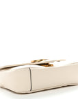 Calfskin Matelasse Mini GG Marmont Shoulder Bag White