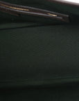 GG Supreme Monogram Textured Calfskin Web Small Ophidia Shoulder Tote Bag Beige Ebony New Acero