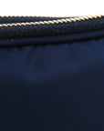 Tessuto Nylon Saffiano Mini Camera Crossbody Royal