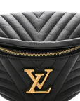 Calfskin Quilted New Wave Bumbag Black
