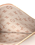Calfskin Neverfull Inside Out MM Pochette Dune Hazelnut