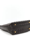 Calfskin Nappa Intrecciato Mini Wallace Fondant
