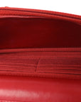 Lambskin Quilted Wallet On Chain WOC Red