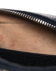 GG Supreme Monogram Textured Dollar Calfskin Web Mini Ophidia Shoulder Bag Beige Blue