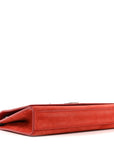 Suede Star Medium Classic Monogram Kate Satchel Berry Red