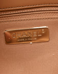 Lambskin Quilted Medium CHNL 19 Flap Brown