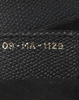 Grained Calfskin Saddle Bag Black