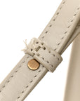 Smooth Calfskin Medium Classic Monogram Cassandra Top Handle Crema Soft Rouge Legion