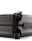 Gloss Polycarbonate Suitcase Compact Brown