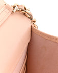 Caviar Quilted CC Turnlock Wallet On Chain WOC Beige