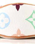 Monogram Multicolor Pochette Accessories White
