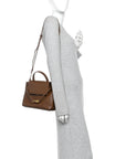 Silky Calfskin Small Ciao Ciao Nocciola