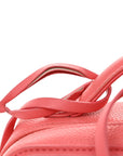 Caviar Quilted Small CC Filigree Vanity Case Coral