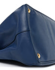 Saffiano Large Galleria Double Zip Tote Bluette