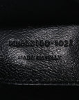 Crinkled Calfskin Matelasse Monogram Baby Niki Chain Satchel Black