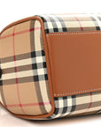 Vintage Check Mini Bowling Bag Briar Brown