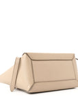 Grained Calfskin Nano Belt Bag Light Taupe