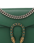Dollar Calfskin Crystal Small Dionysus Shoulder Bag Emerald