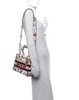 Canvas Florilegio Embroidered Medium Lady D-Lite White Multicolor