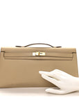 Swift Kelly Longue Clutch Pochette Tabac Camel