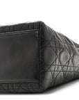 Lambskin Cannage Medium Lady D1OR Black