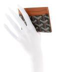Goyardine Saint Sulpice Card Holder Black Gold