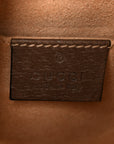 GG Supreme Monogram Web Mini Ophidia Shoulder Bag Brown