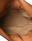 Nappa Calfskin Medium Flamenco Knot Clutch Warm Desert