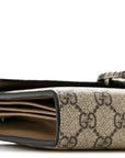 GG Supreme Monogram Mini Dionysus Chain Wallet Beige Taupe